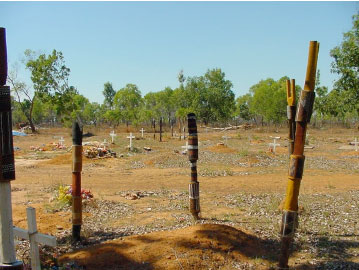 Tiwi Pukamani burial ceremonies